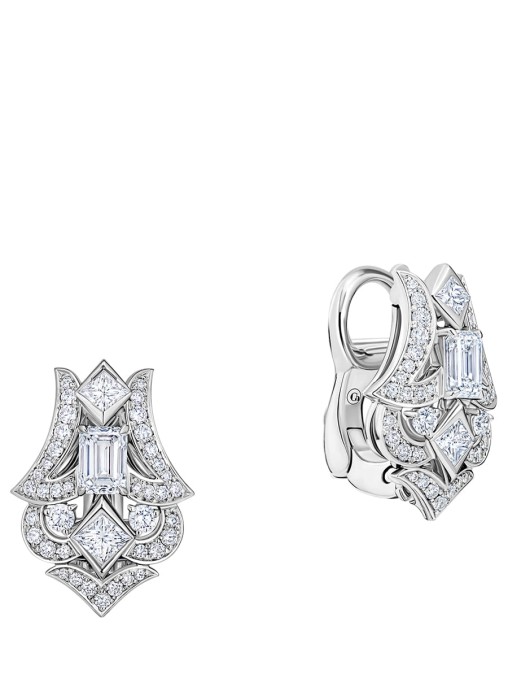 Серьги с турмалинами верделитами и бриллиантами CHAMOVSKIKH JEWELLERY HOUSE