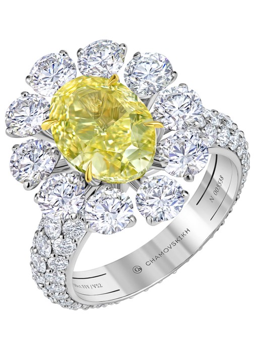 Кольцо с бриллиантами CHAMOVSKIKH JEWELLERY HOUSE