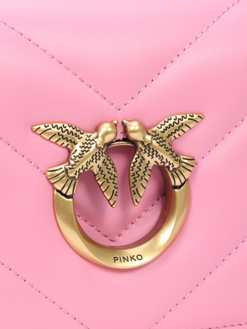 Сумка кожаная Love Click Baguette Mini PINKO