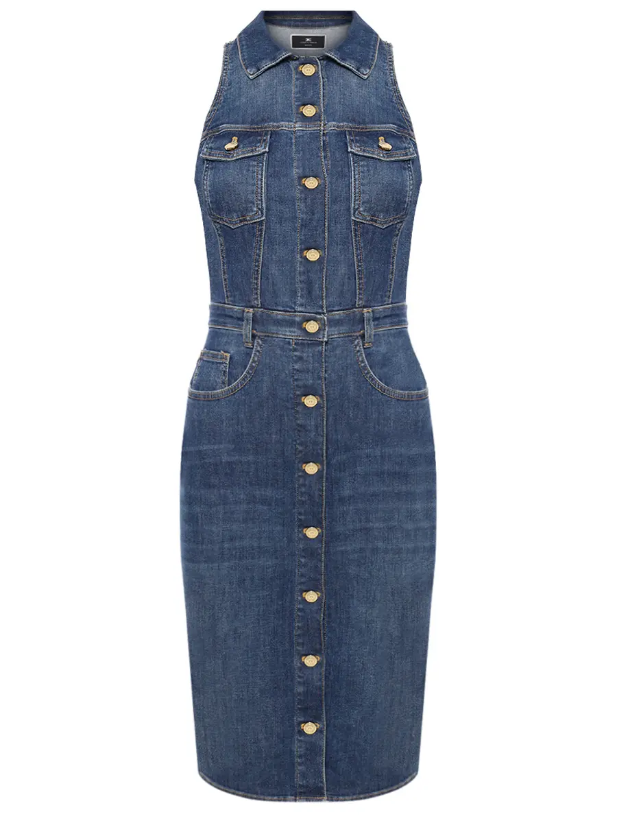 Платье джинсовое