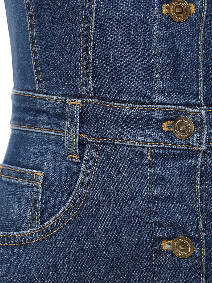 Платье джинсовое