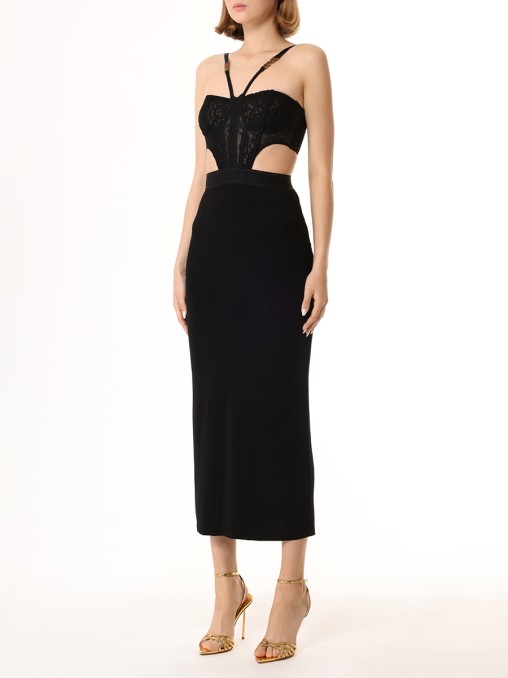 Платье из вискозы VERSACE JEANS COUTURE