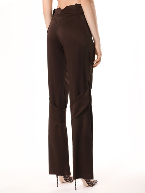 Брюки из ацетата BLUMARINE