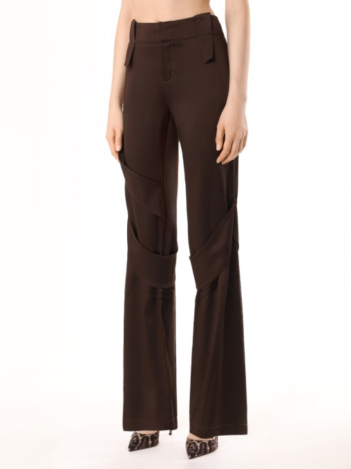 Брюки из ацетата BLUMARINE