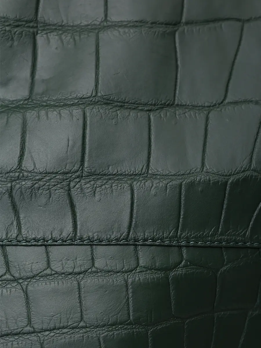 Куртка из кожи крокодила