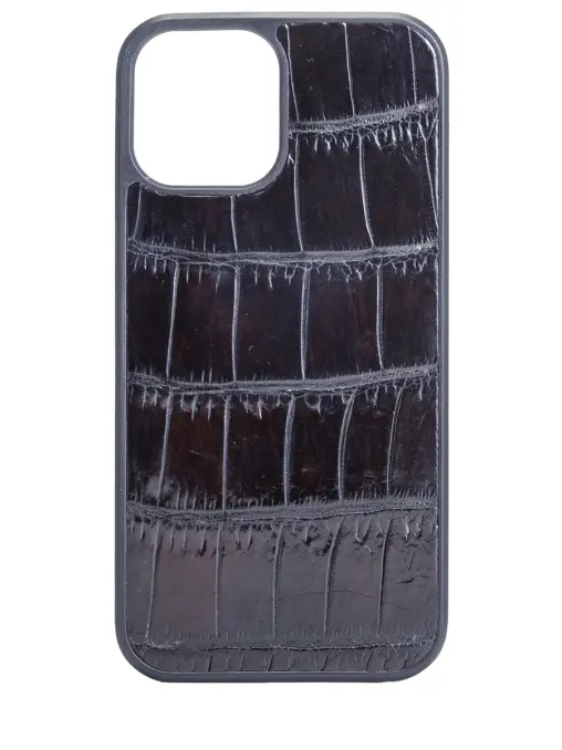 Чехол для iPhone 12 Pro из кожи крокодила BARDINI