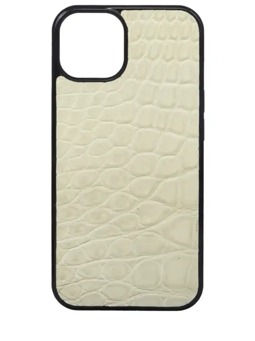Чехол для iPhone 13 из кожи крокодила BARDINI