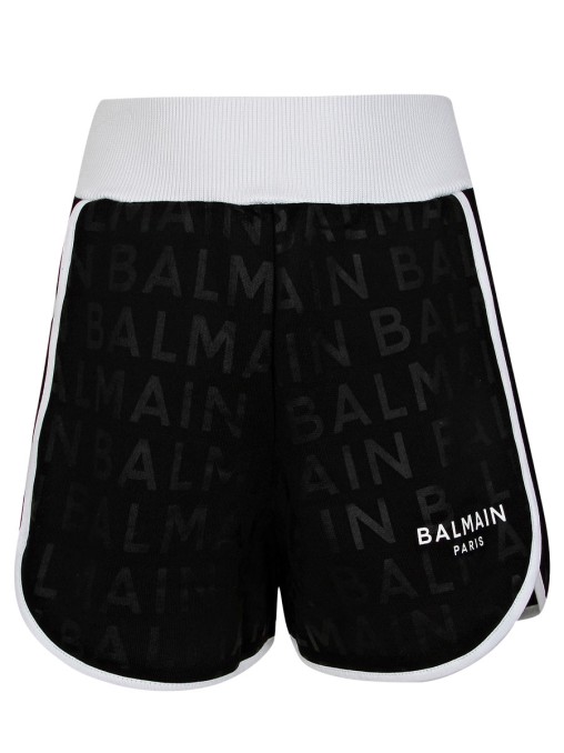 Шорты с логотипом BALMAIN