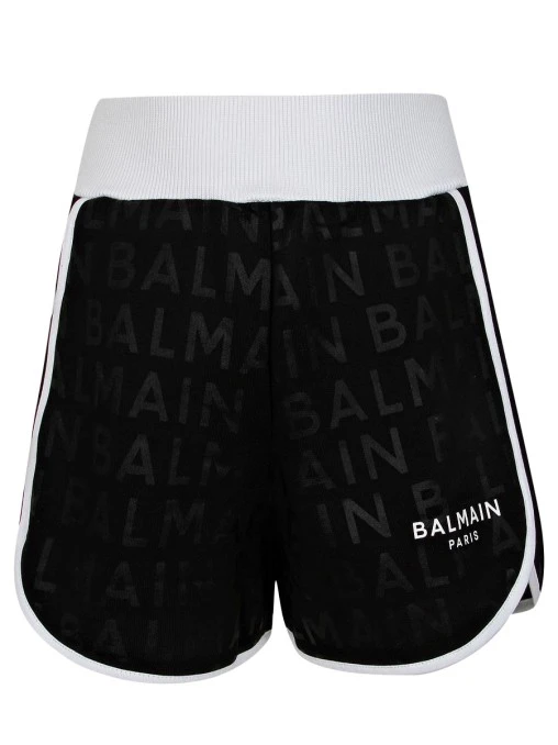 Шорты с логотипом BALMAIN