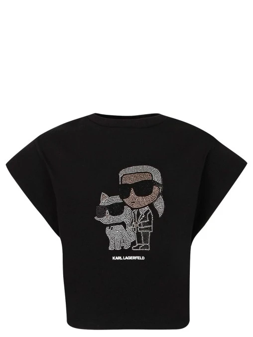 Футболка хлопковая KARL LAGERFELD