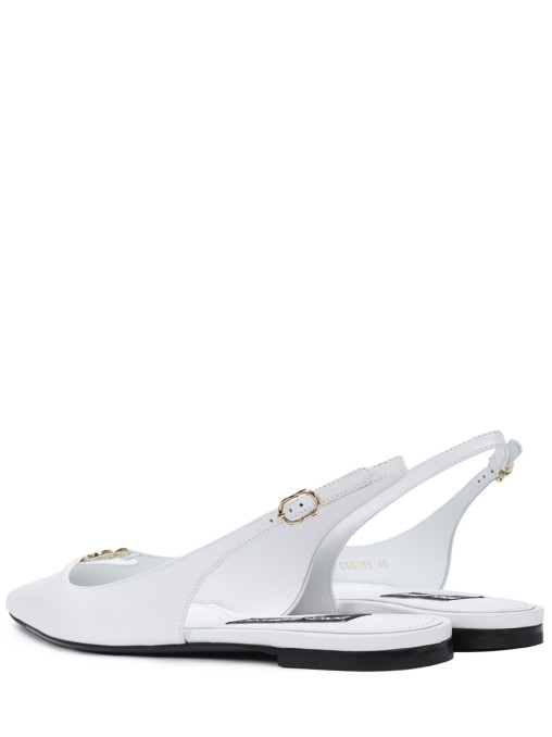 Слингбэки кожаные Lollo DOLCE & GABBANA