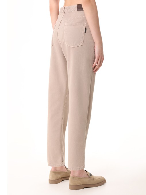 Джинсы Tapered Fit хлопковые BRUNELLO CUCINELLI