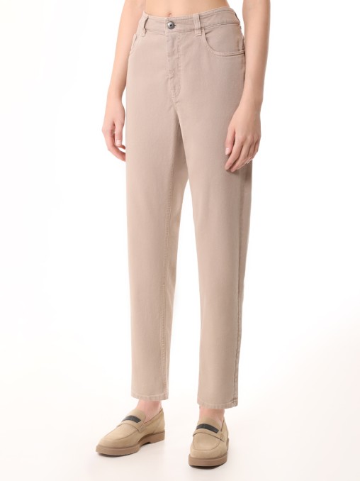 Джинсы Tapered Fit хлопковые BRUNELLO CUCINELLI