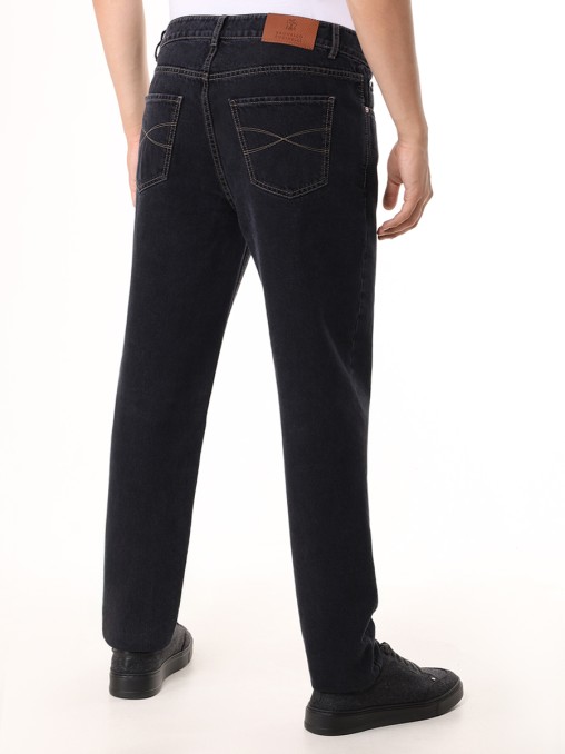 Джинсы Traditional Fit хлопковые BRUNELLO CUCINELLI