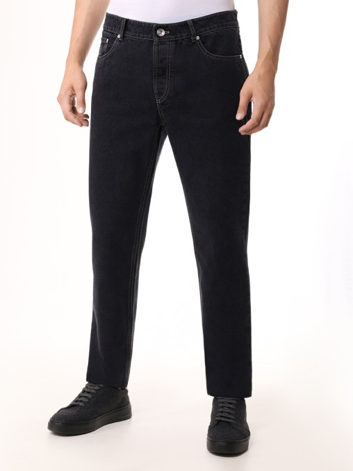 Джинсы Traditional Fit хлопковые BRUNELLO CUCINELLI