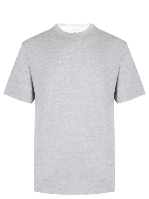 Футболка шелковая BRUNELLO CUCINELLI