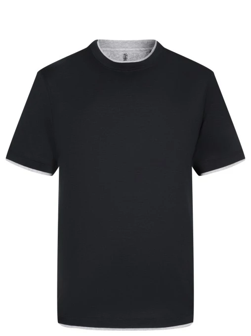 Футболка шелковая BRUNELLO CUCINELLI