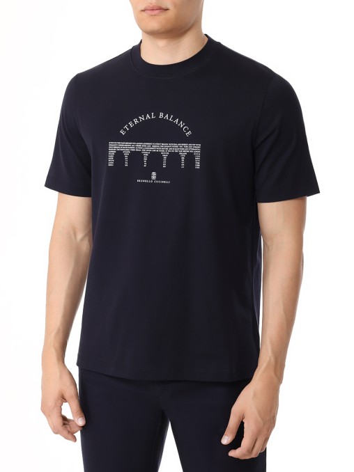 Футболка хлопковая BRUNELLO CUCINELLI
