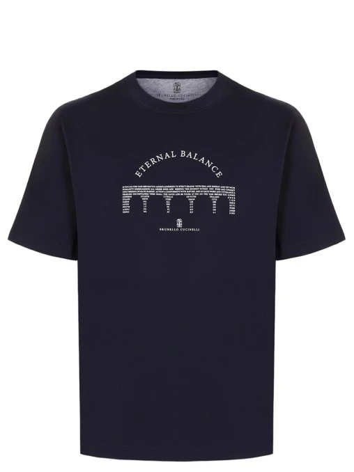 Футболка хлопковая BRUNELLO CUCINELLI