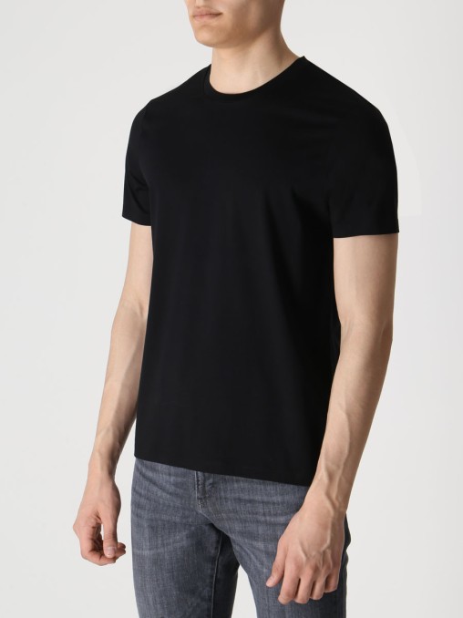 Футболка Slim Fit хлопковая BOSS