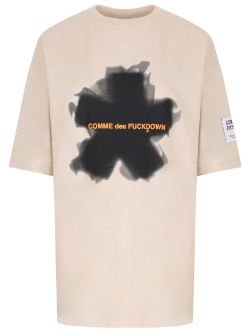 Футболка хлопковая COMME DES FUCKDOWN