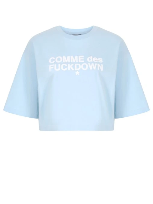 Футболка хлопковая COMME DES FUCKDOWN