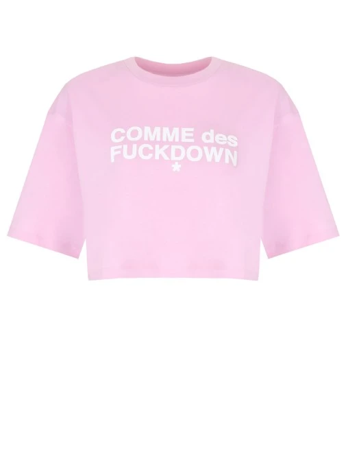 Футболка хлопковая COMME DES FUCKDOWN