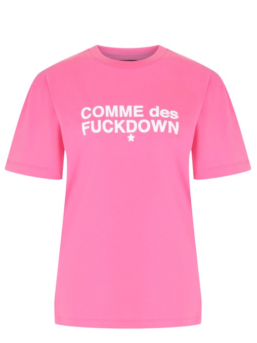 Футболка хлопковая COMME DES FUCKDOWN