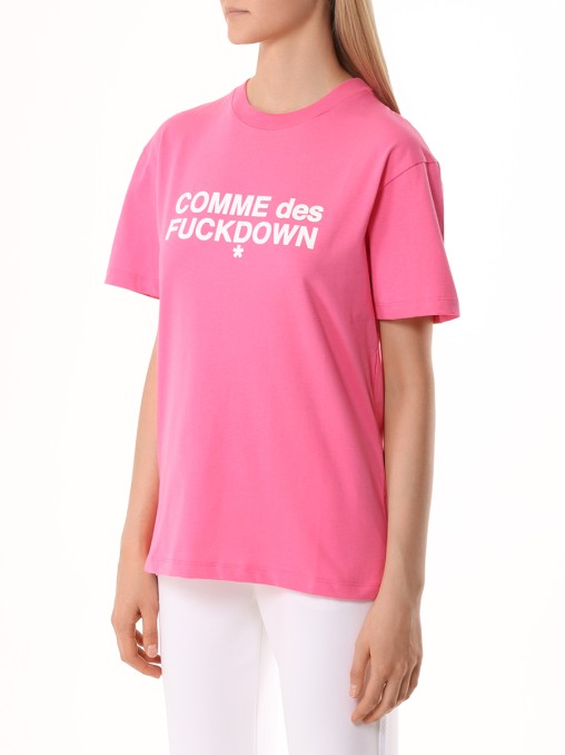 Футболка хлопковая COMME DES FUCKDOWN