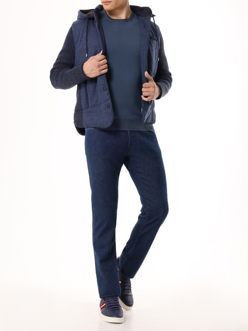 Джинсы Slim Fit хлопковые JACOB COHEN