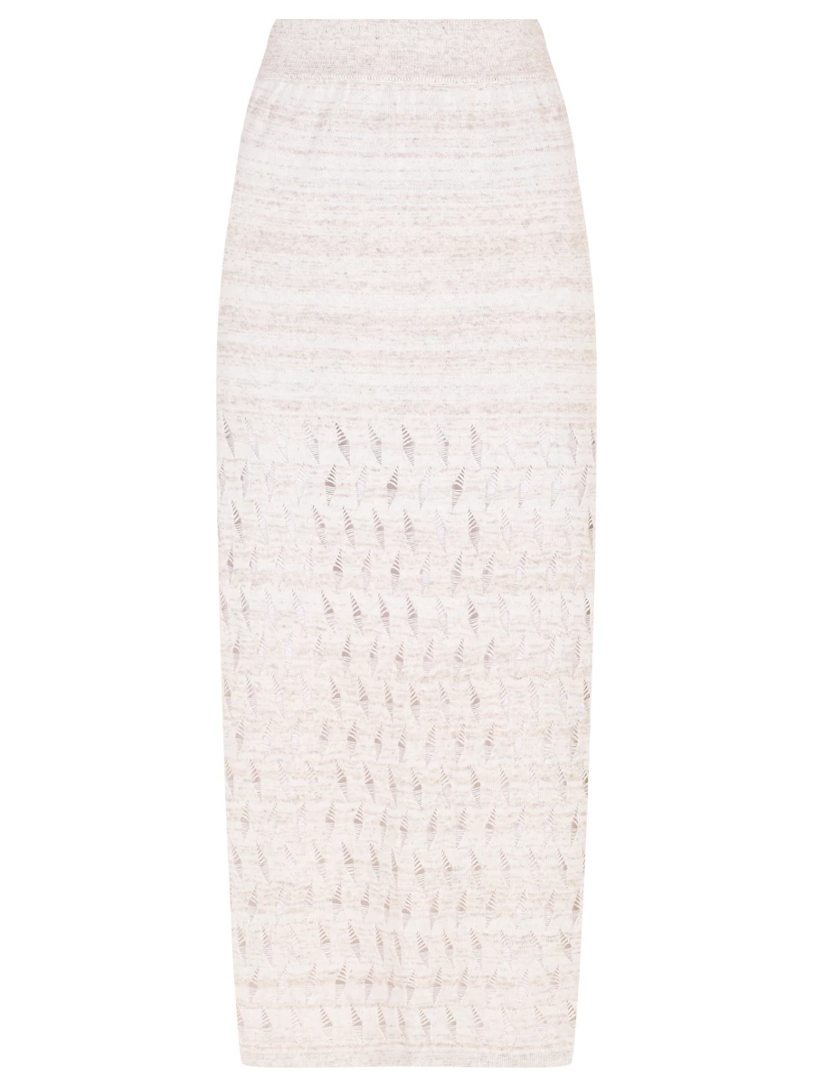 Юбка изо льна и хлопка