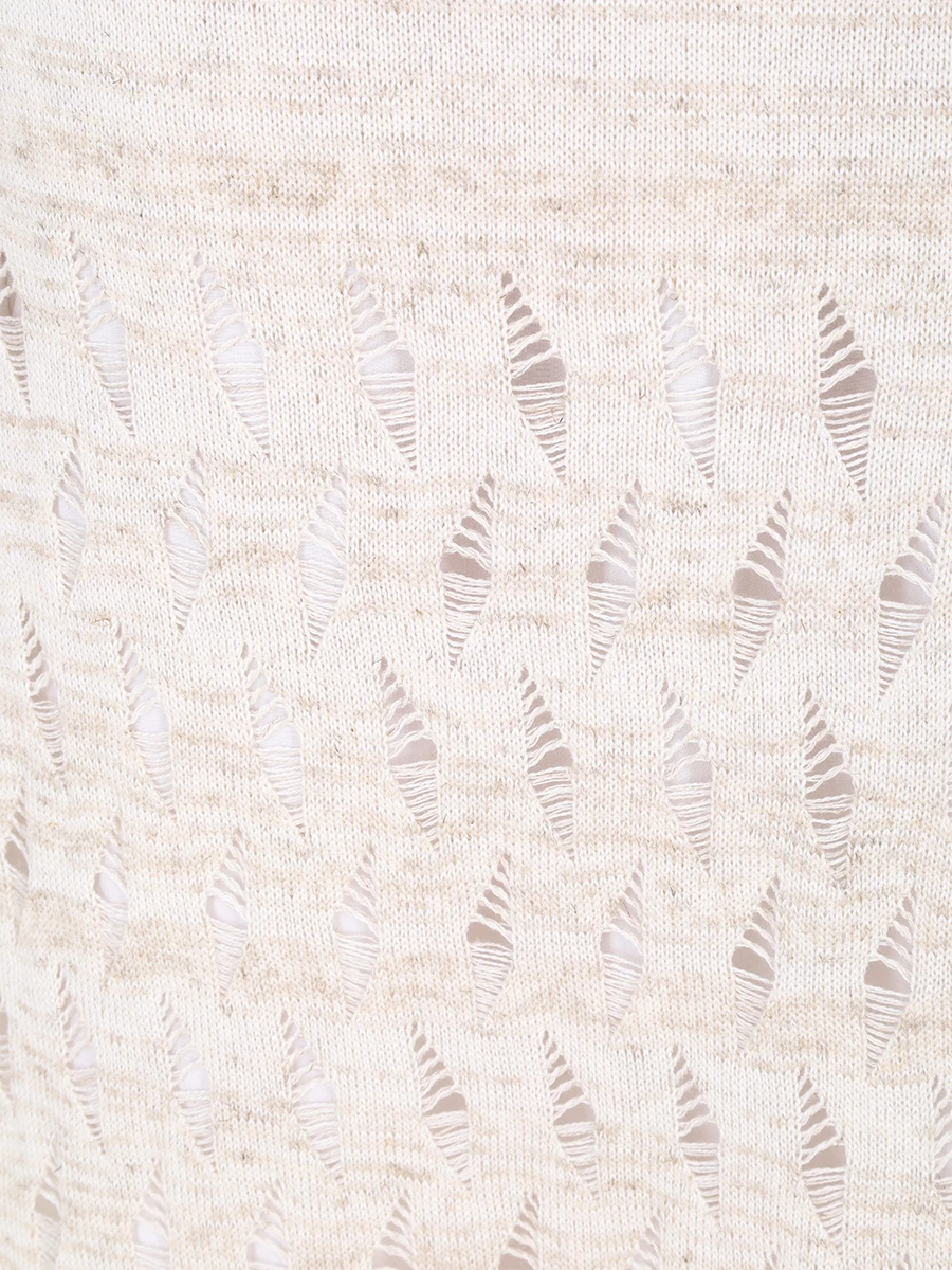 Юбка изо льна и хлопка