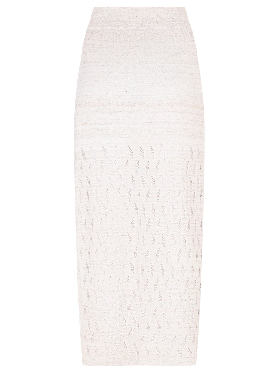 Юбка изо льна и хлопка