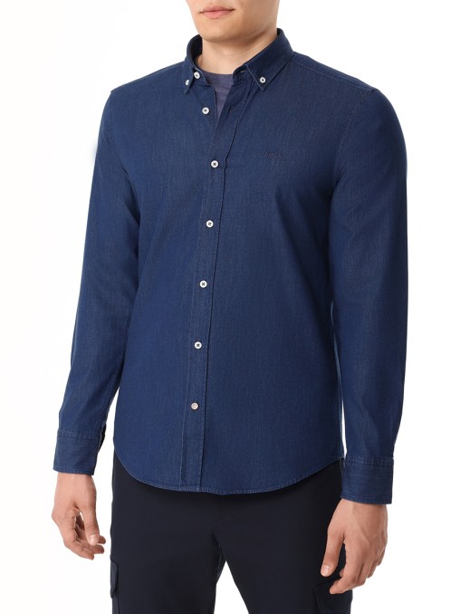Рубашка Casual Fit хлопковая BOSS