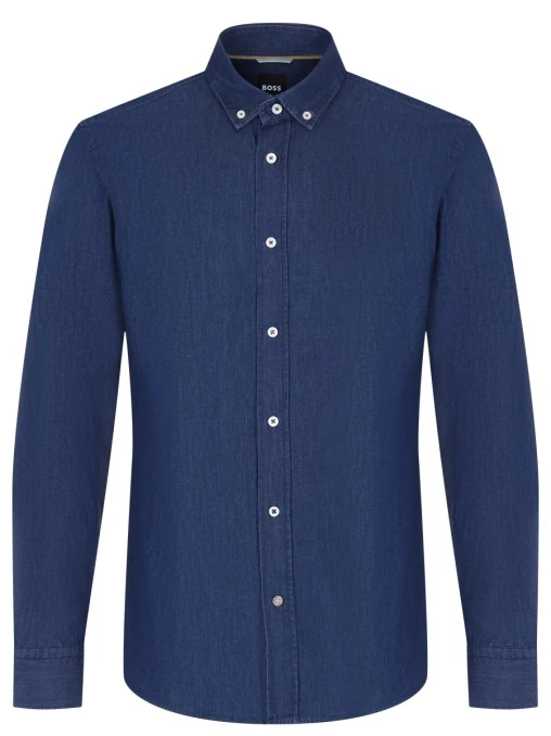 Рубашка Casual Fit хлопковая BOSS