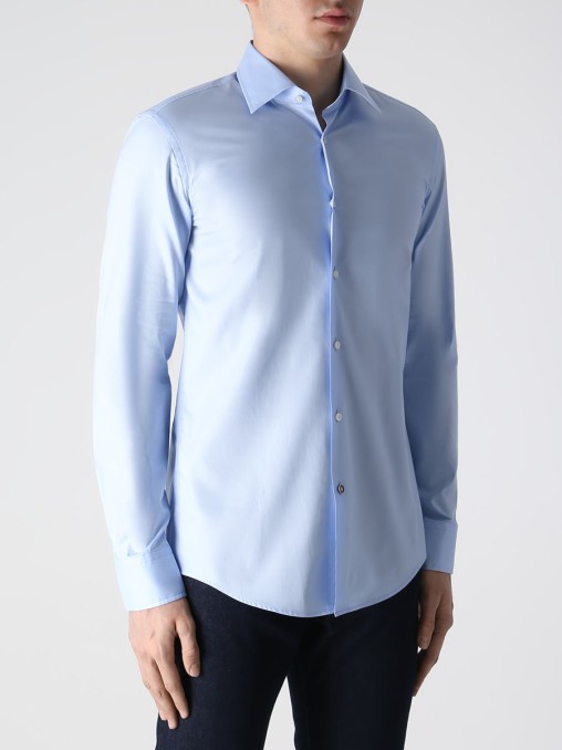 Рубашка Slim Fit хлопковая BOSS