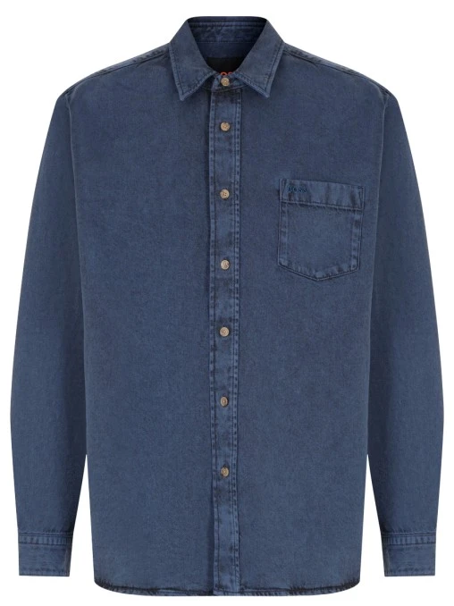 Рубашка Regular Fit хлопковая BOSS