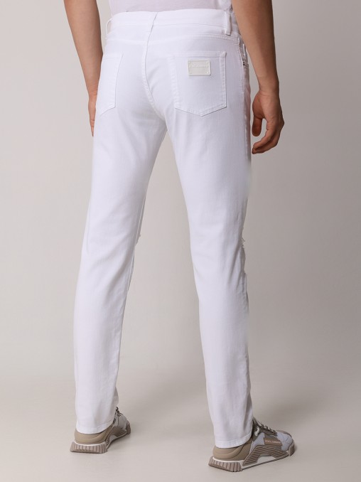 Джинсы Slim Fit хлопковые DOLCE & GABBANA