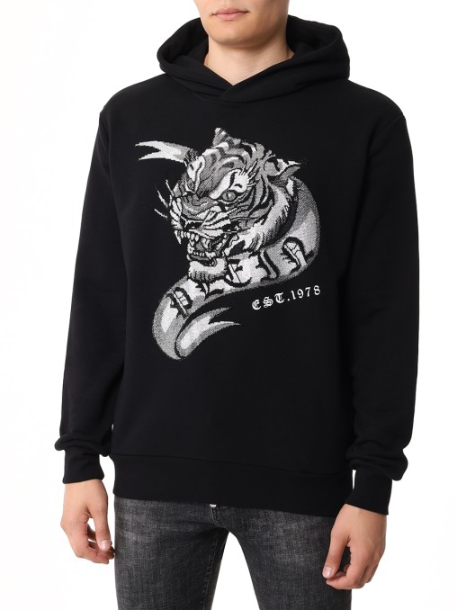 Худи хлопковое PHILIPP PLEIN