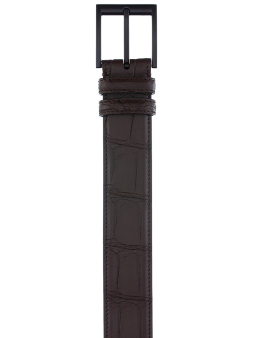 Ремень из кожи крокодила FARGONI
