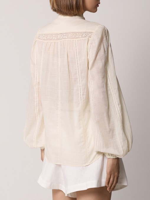 Блуза хлопковая ZIMMERMANN