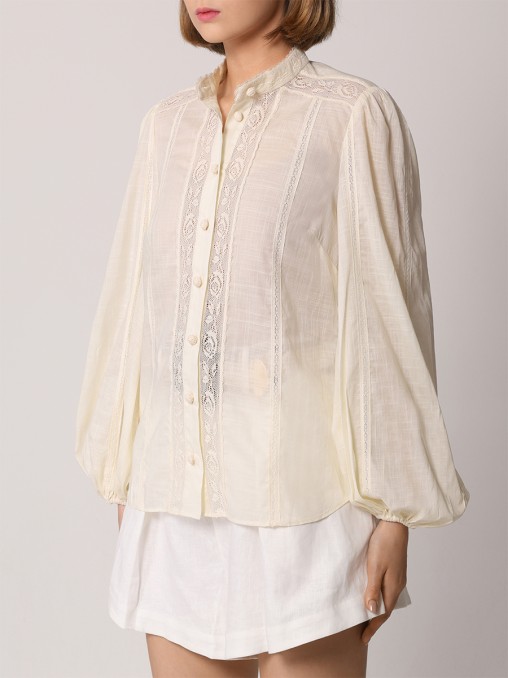 Блуза хлопковая ZIMMERMANN
