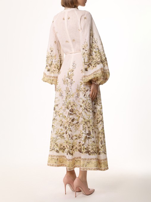 Платье льняное ZIMMERMANN