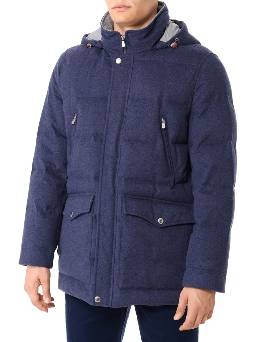 Пуховик шерстяной BRUNELLO CUCINELLI
