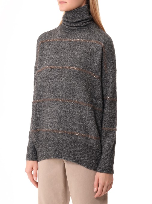 Свитер с пайетками BRUNELLO CUCINELLI