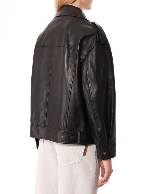 Куртка кожаная BRUNELLO CUCINELLI