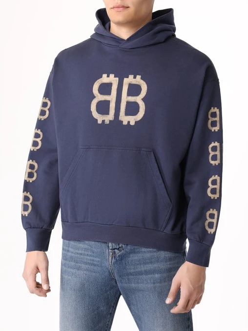 Худи хлопковое BALENCIAGA