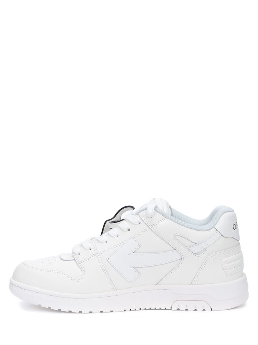 Кеды кожаные Out of Office OFF-WHITE