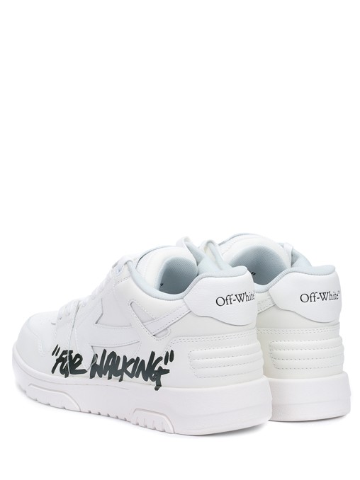 Кеды кожаные Out of Office OFF-WHITE