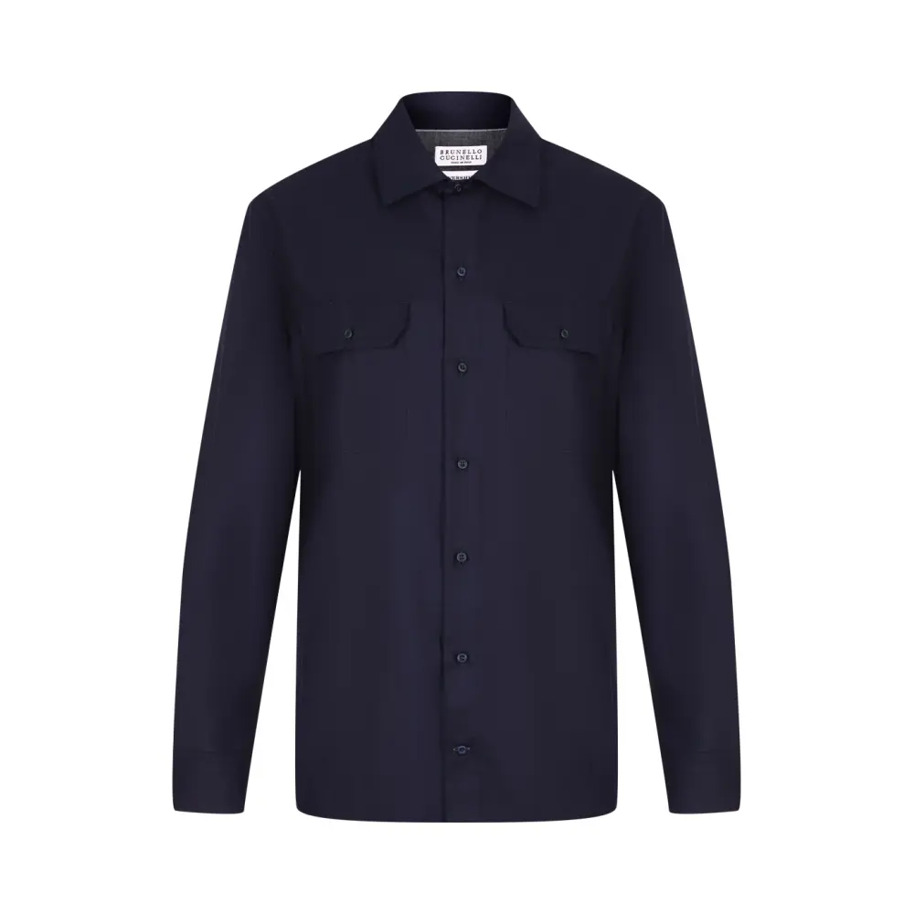 Рубашка Regular Fit шерстяная